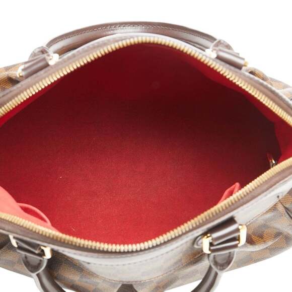 LOUIS VUITTON Authentic Brown Damier Leather Shoulder Bag - Picture 12 of 15